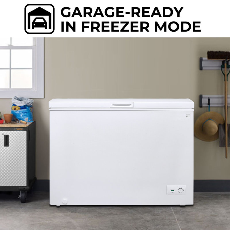 Kenmore 8.7 Cu. Ft. Garage Ready Chest Freezer With Adjustable